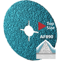 Resin Fibre Discs - ACTIROX AF890 Top Size - INOX - Ceramic Range - Maximum Stock Removal